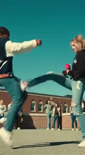 Insane rooftop fight skills! 💥#action #fighting #combat #bullyendshere