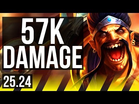 DRAVEN & Xerath vs CAITLYN & Thresh (ADC) | 57K damage | EUW Master | 25.24