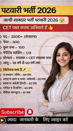 Patwari New Vacancy 2026 ||hp patwari exam 2026