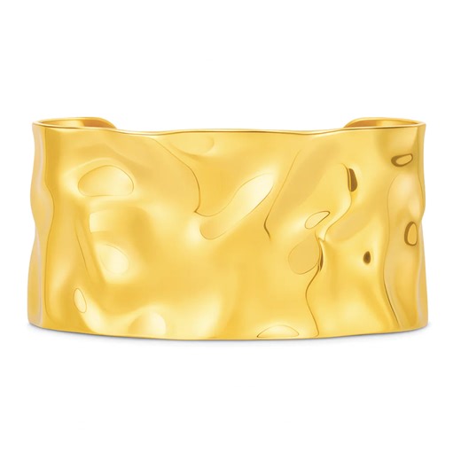 Roxi Hammered Cuff Bracelet - Gold