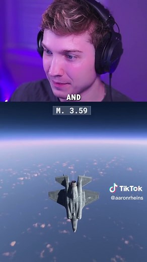 F-35A Top Speed from Edge of Space