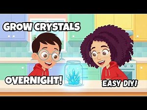 How to Grow Crystals Overnight | Easy DIY Science Experiment