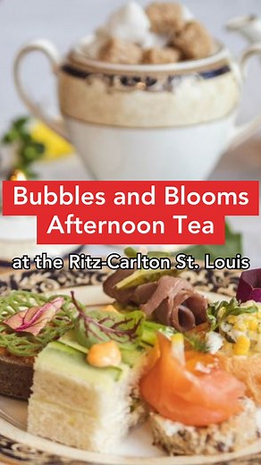 A spoonful of fun in #stlouis. 🍵Who’s ready for some afternoon tea at The Ritz-Carlton, St. Louis? Next tea times are April 21 and May 19! Event details: https://explstl.us/3W8FlO9 | Explore St. Louis