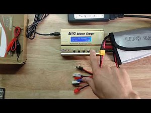 HTRC B6 V2 LiPo Charger Balance Discharger 1S-6S Digital Battery Pack Charger