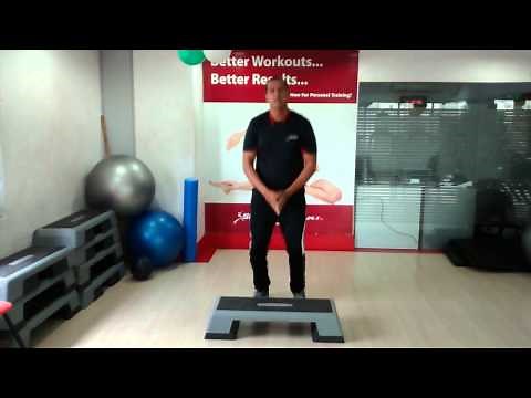Beginner level Step board workout