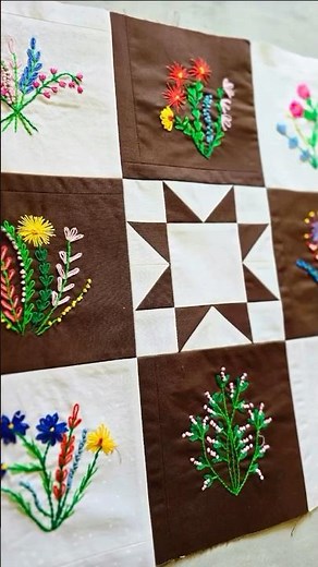 Embroidered Quilt Blocks
