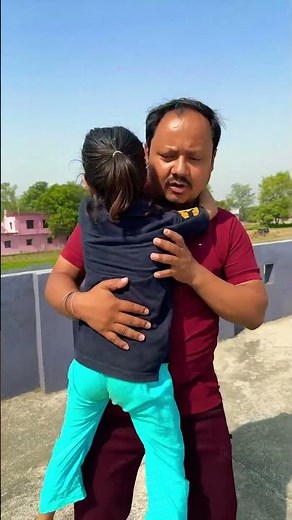 Papa Chalo Chhat Par 🥱🤔 #shorts #comedy #funny #fun #papa #trending #viral