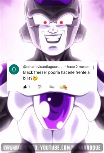 ¿Puede Black Freezer vencer a Bills en Dragon Ball?