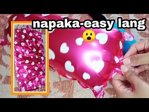 HOW TO DEFLATE A LETTER BALLOON | RELEASE AIR FROM FOIL BALLOON | REUSABLE FOIL BALLOON | TUTORIAL