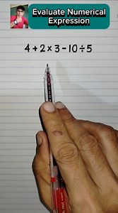 Evaluate Numerical Expression #math #mathematics #fypシ゚viralシ #fbyシvideo #fbpost2024 #fbviral #FBVIDEO #fbpost #followers #nonfollowers | Ricardo Gerasmio