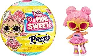 LOL Surprise Loves Mini Sweets - Peeps Fluff Chick with Collectible Doll, 7 Surprises, Spring Easter Theme, Peeps Limited Edition Small Doll - Great Toy Gift for Girls Age 4+