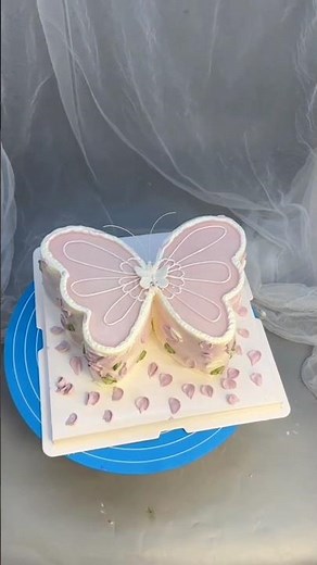 How to Make a Butterfly-Shaped Cake | Baking Beauty for All Ages