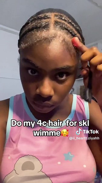 Enjoy my 1st hair tutorial.☺️. Want more ?? #fyp #🇧🇧 #hairstyle #tutorial #4cHair #schoolhairstyle #edges #like❤️ #fypシ゚viral #🇧🇧🇧🇸🇬🇾🇹🇹🇯🇲🇸🇷🇱🇨🇧🇿🇩🇴🇧🇸🇨🇾