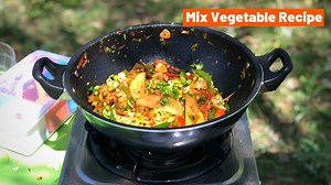 1.5K views | Mix Vegetable Recipe || Cooking outdoor in a Forest ||...