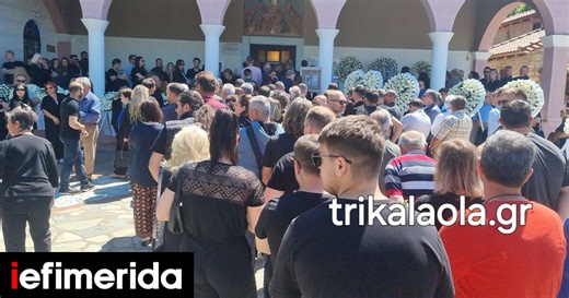 Θρήνος στην κηδεία του 30χρονου Στέφανου που πνίγηκε στη Λευκάδα -Συντετριμμένοι συγγενείς και φίλοι - iefimerida.gr
