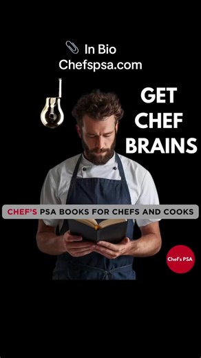Get Chef 🧠! Books for Chefs and Cooks of all levels. Available on paperback, audio and ebook. Spanish and Italian also! Chefspsa.com #chefspsa #books #chefbooks #culinaryschool #souschef #executivechef