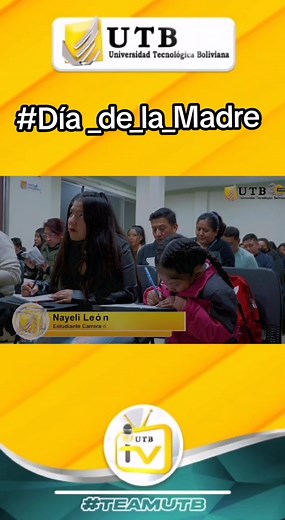 Conozcamos las historias de las estudiantes de la carrera de Derecho que cumplen el rol de madres. #viral #parati #teamutb 💛 #utbtv #UTB #fypシ #amigos #mamita #27demayo #tiktok #derecho #estudiantes #2023 #apoyo #UTB#transformamos_tu_esfuerzo_en_éxito #ejemplosdevida #like #esfuerzo #feliz #diadelasmadres