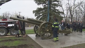 WWI artillery returns to Medina