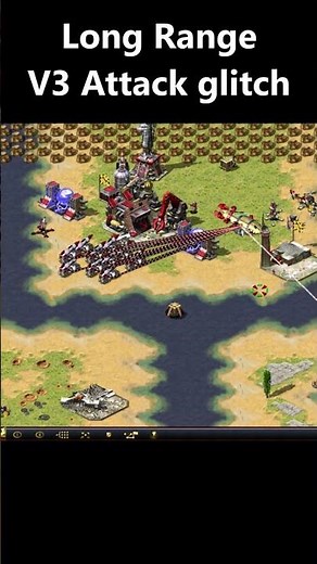 Long Range V3 Attack glitch #games #glitches #redalert2 #redalert2gameplay #redalert2yurisrevenge