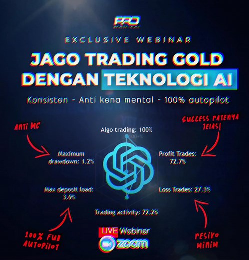Hari gini trading masih analisa manual? Saatnya beralih ke teknologi AI, sangat cocok di market Gold, Forex, trading tiap bulan jadi panen profit, bukan deposit. Gak perlu lagi stress keseret market tiap saat. | Pro Broker Tools | Facebook