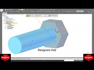 Solid Edge Bolt Design With Physical Thread