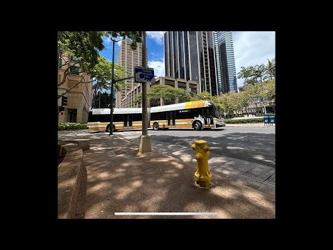 Thebus Honolulu Bus' 183 New Flyer XDE60 Route E CountryExpress! Ewa Beach