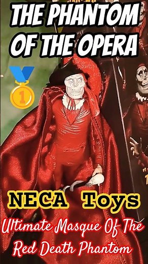 👉🏼 💀 The Phantom Of The Opera | Ultimate Masque Of The Red Death Phantom | NECA Toys | Action Figure