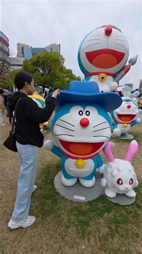 Tokyo's 100% Doraemon & Friends Exhibition! Every Fan's Dream 🇯🇵🤖 #japantravel #japan