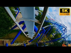 Afterburn POV 5K SICK B&M Inverted Coaster Carowinds, NC
