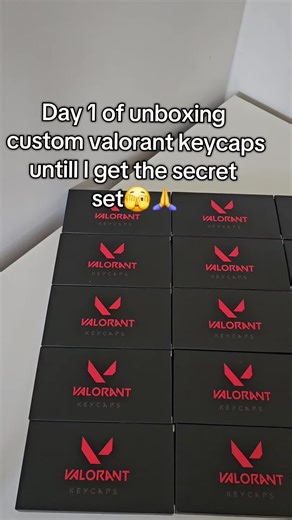 Unboxing Day 1: Valorant Keycaps Surprise