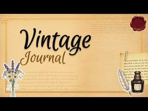 Vintage Journal Animated Presentation Theme - Free Download