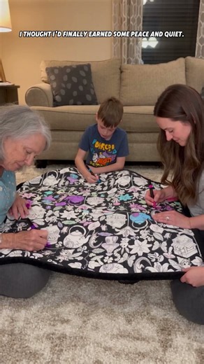 A creative gift that becomes their favorite blanket | Color Your Own Cozy Blanket Kit