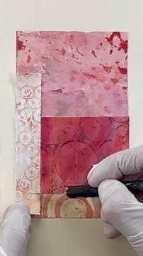 Create collages like this one using everyday household objects in my FREE workshop -link on my page!