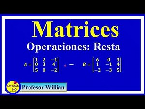 ¿Cómo restar matrices fácil y rápido?
