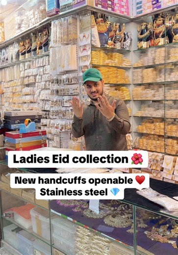 Ladies eid collection ♥️ New handcuffs openable ♥️ Stainless steel 💎#rzfashionjewelleryonline #foryou #viralvideos #ladies #jewellery