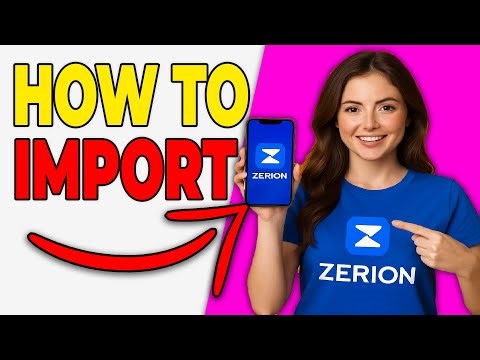 How To Import an Existing Crypto Wallet Into Zerion Working 2026