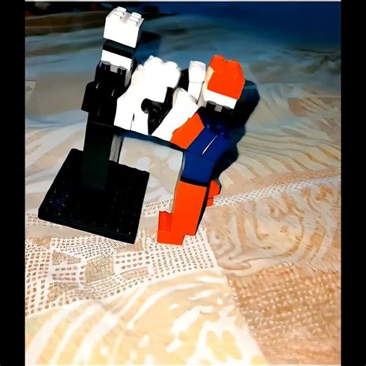 Lego built anime fight #shortsfeed #anime #lego #ytshorts #minecraft #lego2025