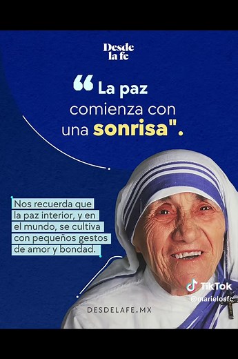 Santa Madre Teresa de Calcuta: Fiesta y Vida | 5 de Septiembre