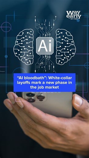 13K views · 100 reactions | AI is hitting the job market hard. Thousands of white-collar workers at Amazon, UPS, and Target are out— and as Courtenay Brown puts it on #WayTooEarly, “there’s nothing the Fed can do about that.” | Morning Joe | Facebook