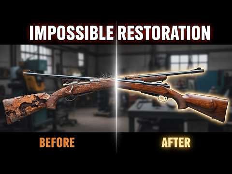 Amazing Recovery Weapon: Rusty Hunting Rifle Restored to Brand New