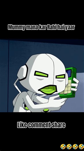 Mom's angry on ben 10 😑