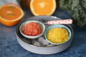 Fruit Caviar Recipe | Turkish Style Cooking