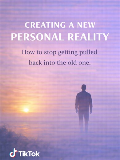 CREATING A NEW PERSONAL REALITY You are not stuck. You are rehearsed. Every morning, the mind tries to reload yesterday — the same thoughts, the same roles, the same limits. But reality doesn’t change through force. It changes the moment awareness interrupts the loop. Today isn’t about becoming someone new. It’s about stopping the repetition that keeps the old reality alive. Pause. Notice the channel. Choose again. A new personal reality begins now. #DecodeTheIllusion #PersonalReality #BeginAgai
