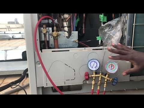 Filling Nitrogen in AC copper pipes for pressure testing before filling Refrigerant GAS R410A