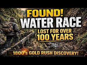 Water race FOUND, rediscovered after 150 years, Lerderderg, Victoria, Australia.