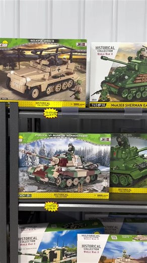 Warbricks.com - Who loves #cobibricks #wwii #tanks in 1/28 scale! We have a bunch in stock and more on their way so come check out our #billingsmontana warehouse/showroom or order online and get free shipping at $50! New to #cobiblocks ? No problem we have lots or smaller sets that you can use to test out the #madeineurope🇪🇺 quality of these amazing #legocompatible brick sets. We are located at 8122 Stillwater Dr #Billings #Montana DM us or call/text for your appointment today!!