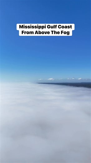 The Mississippi Gulf Coast from above the clouds☁️ | Sips Tea Mississippi