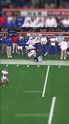 Eli Manning vs Tom Brady 2008 Super Bowl highlights #nfl #shorts