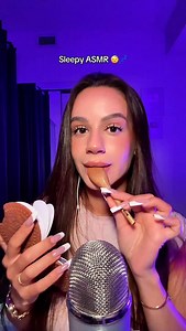 Sleepy ASMR triggers 😴💤 #asmr #asmrvideo #asmrsounds #sleep #tingles | Kaitlyn Fall Asmr