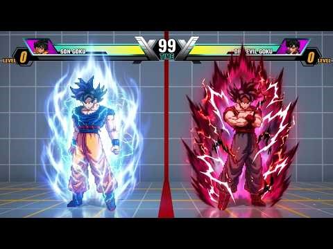 Son Goku vs Evil Goku | Final Battle: Light vs Darkness | Jump Force MUGEN V6 Showdown